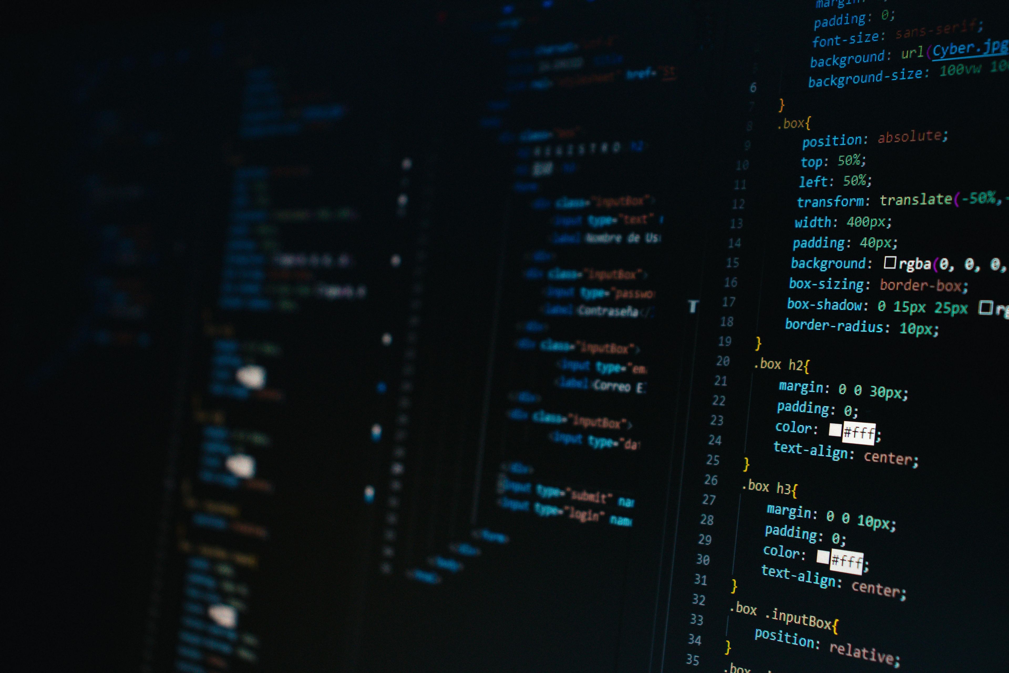 Coding screen